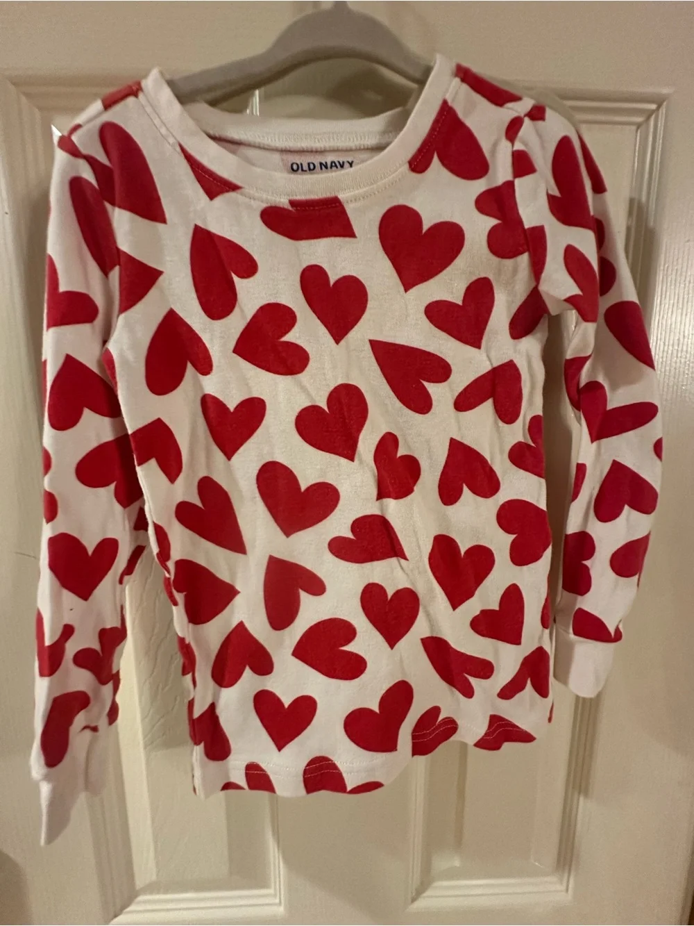 Old Navy Girls' Red Heart Print PJs